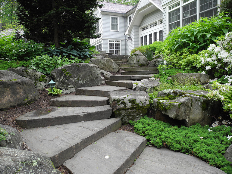 Stone steps
