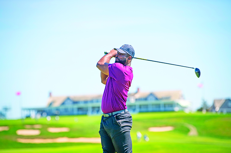 Justin Tuck at the 2018 U.S. Open, Photo: Copyright USGA/ Ben Solomon