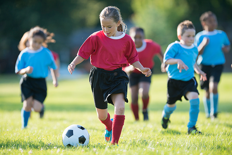 kids playing soccer Hamptons sports summer camps