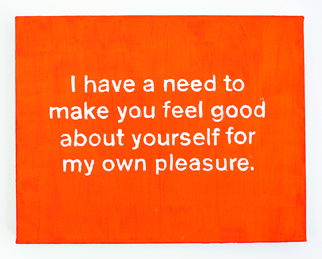 A work from Lisa Levy’s series 'The Thoughts In My Head,' Photo: Courtesy VSOP Projects