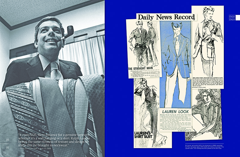 A page from 'WWD: 50 Years of Ralph Lauren' Courtesy Rizzoli