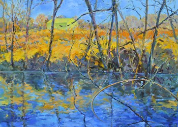 Joan Branca’s 'Yellow Barn,' Photo: Courtesy Gallery North