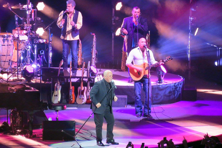 Big Shot performing with Billy Joel