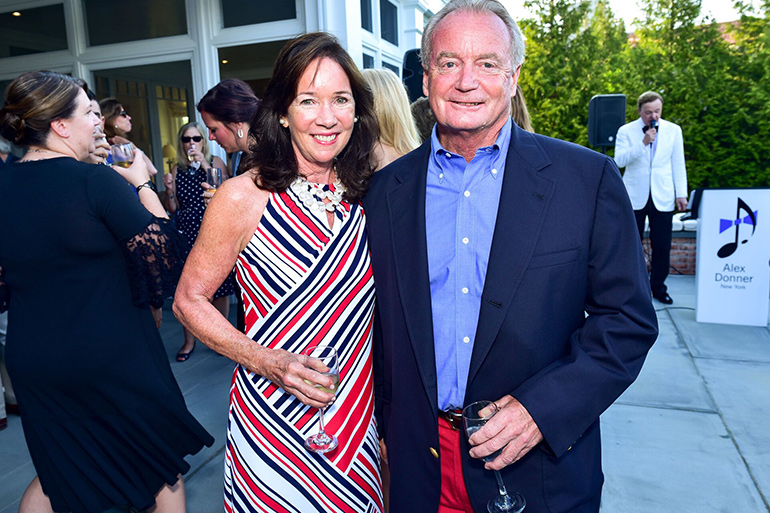 Ellen Irving and Southampton Village Mayor Michael Irving