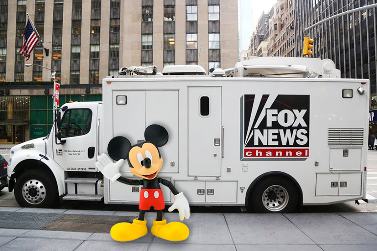 Mickey Mouse speaks for Fox News