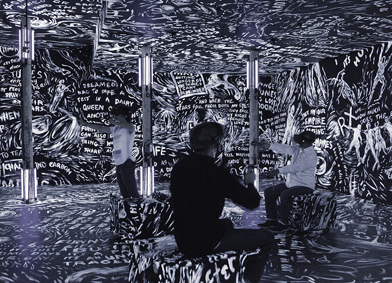 "Chalkroom" by Laurie Anderson