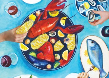 July 6, 2018 Dan's Papers cover art (detail) by Katherine McMahon