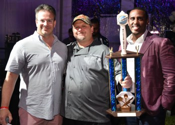 Preston House & Hotel chef Matty Boudreau wins the GrillHampton Blue Moon People's Choice Award for the second consecutive year