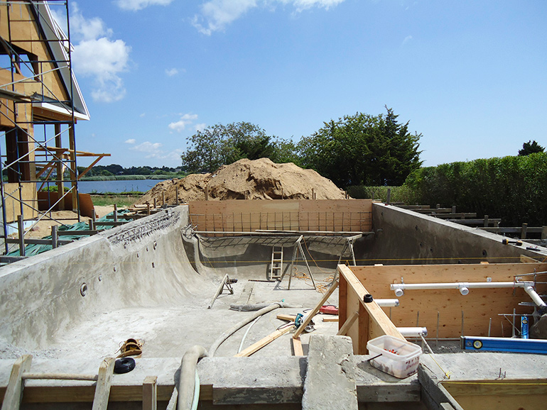 Pristine Pools project underway in Water Mill