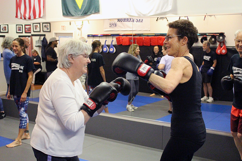 Rock Steady Boxing offers non-contact sparring