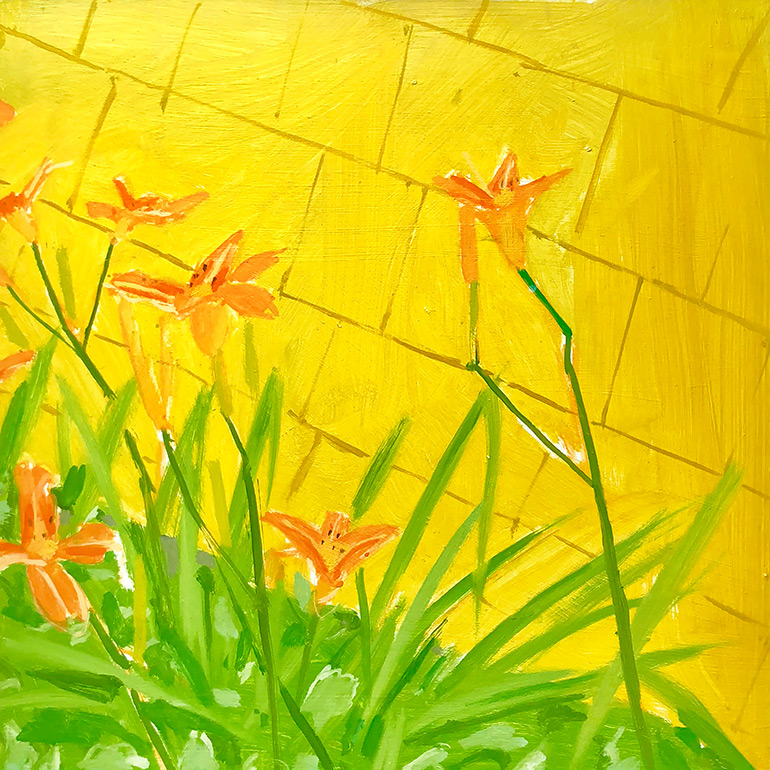 “Lilies” by Alex Katz, Mark Borghi Fine Art