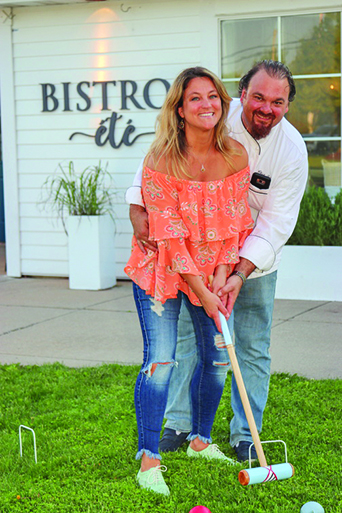Liz Pavlou and Chef Arie Pavlou invite you to Bistro ete' for dinner, drinks and a game of croquet on the front lawn