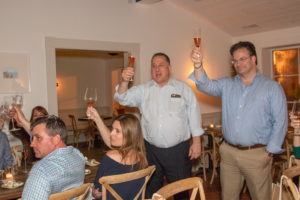Dan's Hamptons Media Chief Operating Officer & Editorial Director Eric Feil is joined by Chief Executive Officer & Publisher Steven McKenna as they make a toast