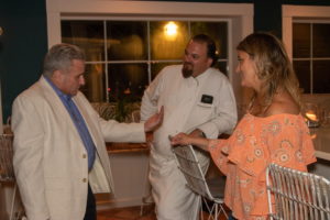 Jeff King of New York Prime Beef with Chef Arie and Liz Pavlou of Bistro ete'