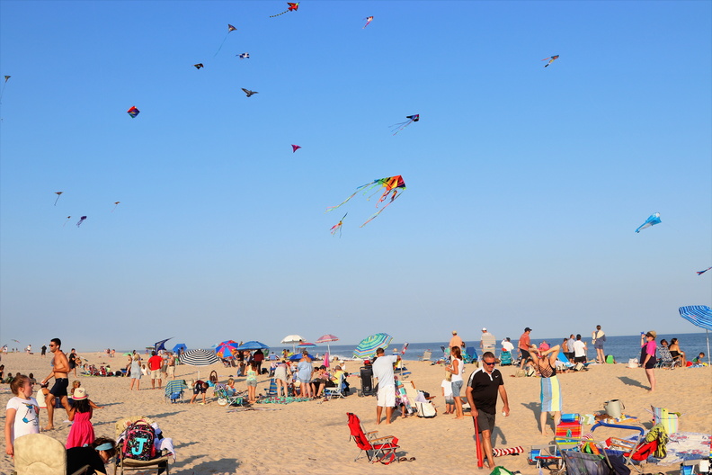 Dan's Kite Fly always makes for an unforgettable scene at Sagg Main beach