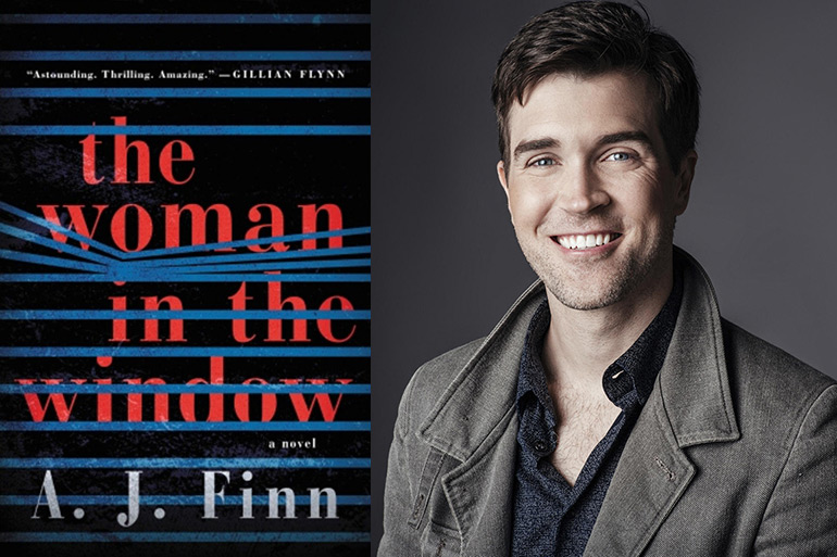 A.J. Finn and his book "The Woman in the Window"