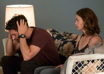 Ramon Rodriguez as Ben and Ruth Wilson as Alison in The Affair Season 4, Episode 9