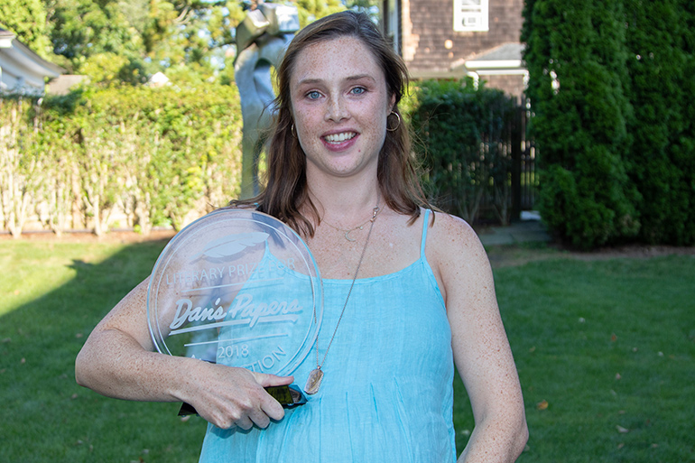 2018 Dan's Papers Literary Prize for Nonfiction winner Cassandra Spiss