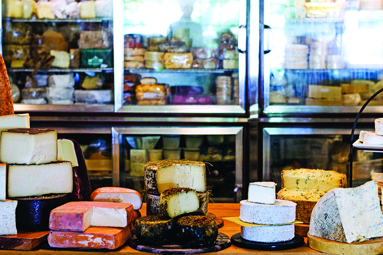 Cavaniola’s Gourmet cheeses, Photo: Megan Overton