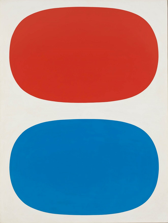 Ellsworth Kelly "Red, White and Blue" painting Guild Hall