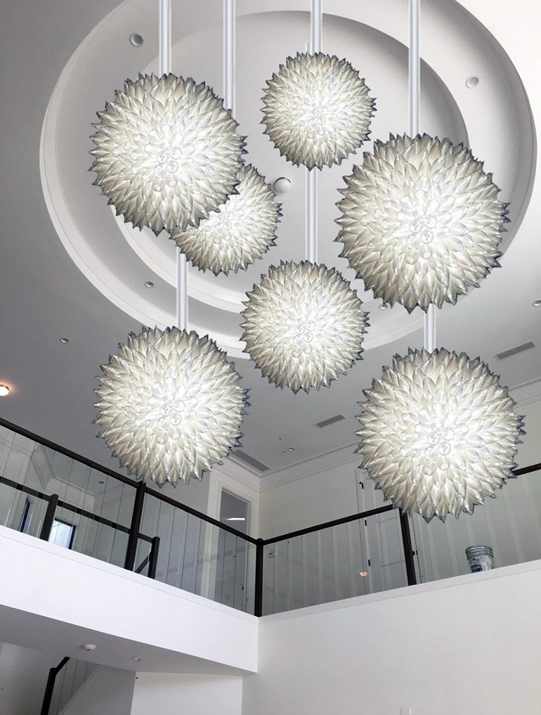 Urchin pendants by Helen Gifford