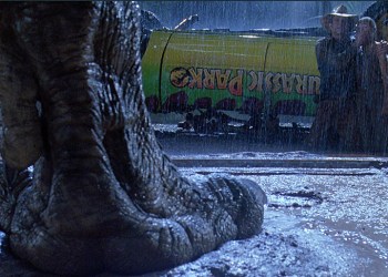 Scene from the 'Jurassic Park' trailer