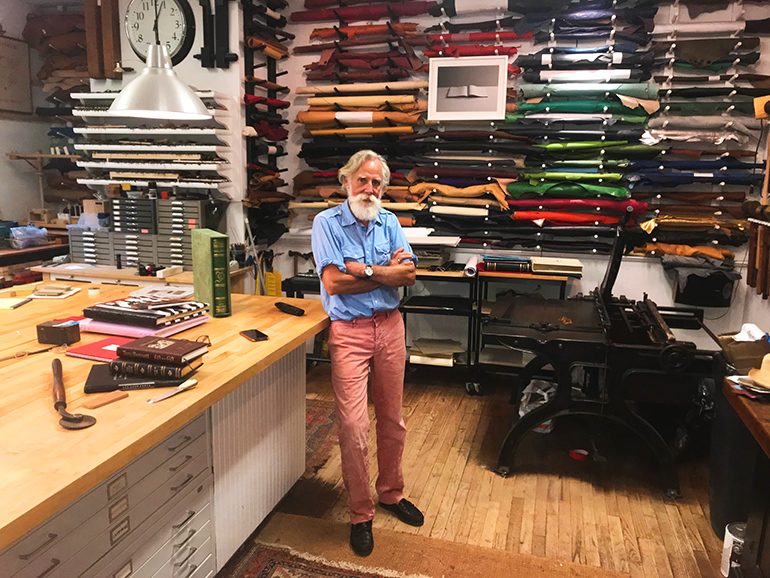 Paul Vogel at Vogel Bindery