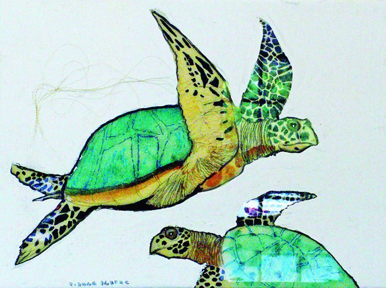 Art by Dianne Marxe, Courtesy: Montauk Artists' Association