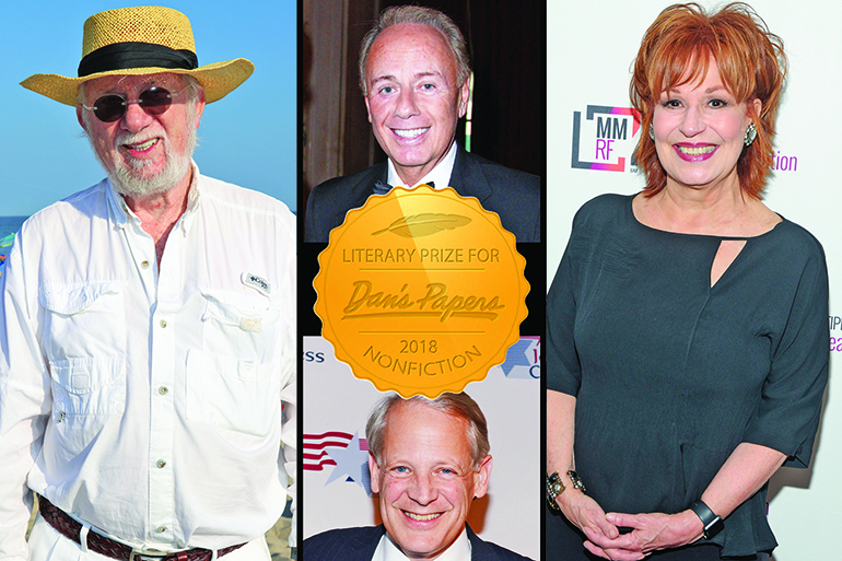 (Clockwise L-R) Dan Rattiner, Roger Rosenblatt, Joy Behar, Steve Israel, Photos: Barbara Lassen, ©PATRICKMCMULLAN.COM