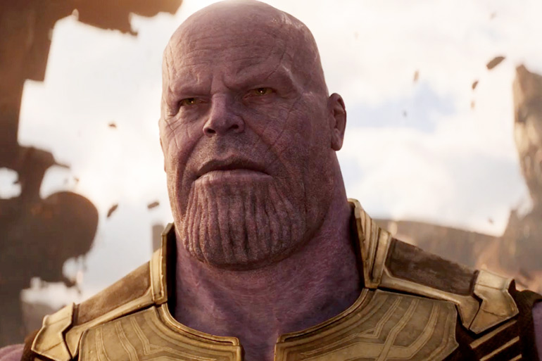 Josh Brolin as Thanos in Avengers: Infinity War