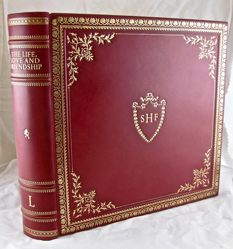 "Life Love and Friendship" book bound by Paul Vogel