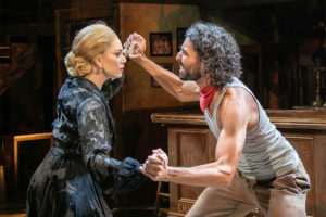 Arianna Rosario and Trent Saunders in Evita at Bay Street, Photo: Lenny Stucker