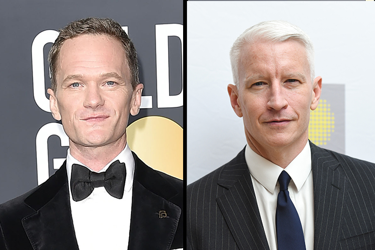 Neil Patrick Harris and Anderson Cooper, Photo: ©PATRICKMCMULLAN.COM