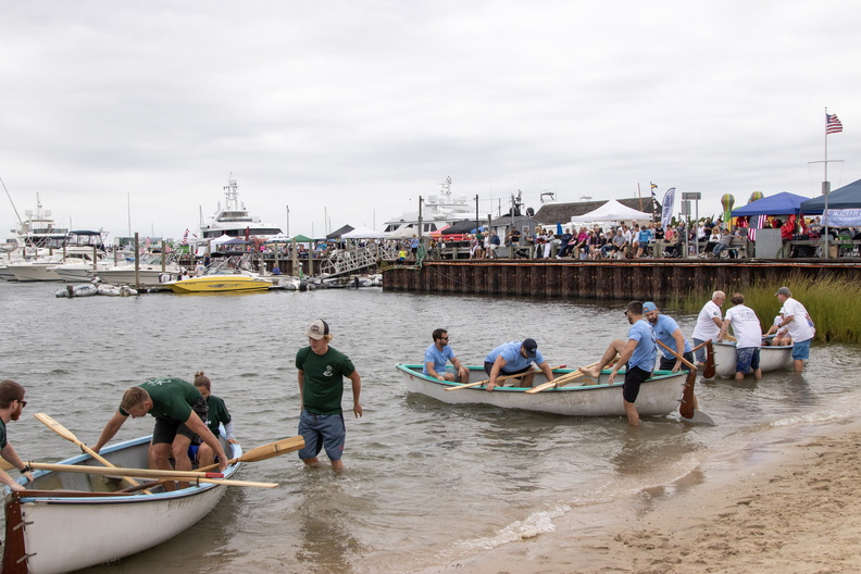Whale boat races are always a popular event to watch during Harborfest
