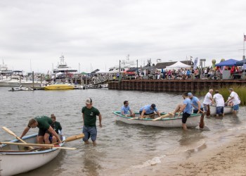 Whale boat races are always a popular event to watch during Harborfest