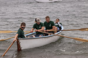 Team pushing off for the Whalers Cup race
