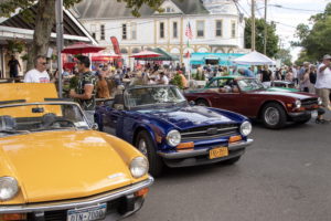Classic cars on display