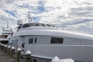 Exquisite luxury yachts were on view at the festival