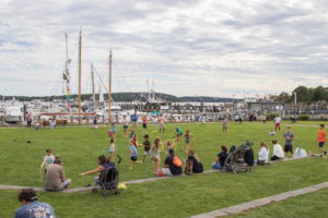 Attendees enjoyed the gorgeous weather at the festival