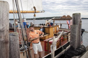 Docking the Mystic Whaler
