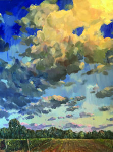 Max Moran's art from "Illuminations," Photo: Courtesy William Ris Gallery