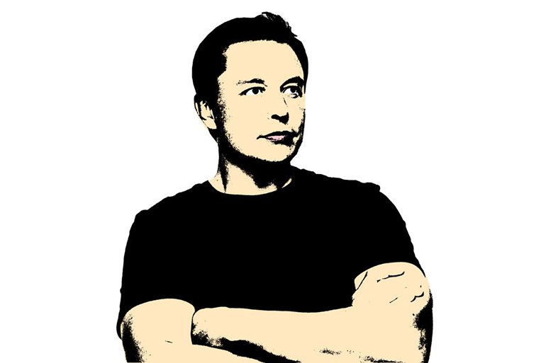 Elon Musk illustration