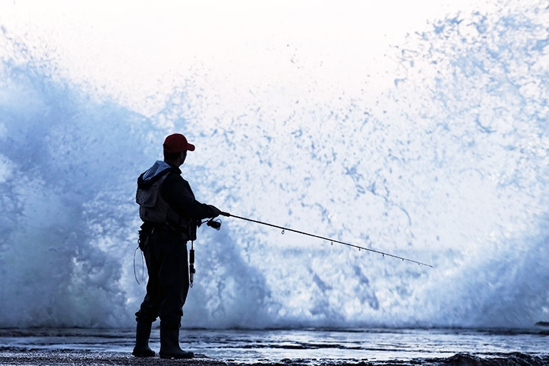 Big surf fishing Montauk style