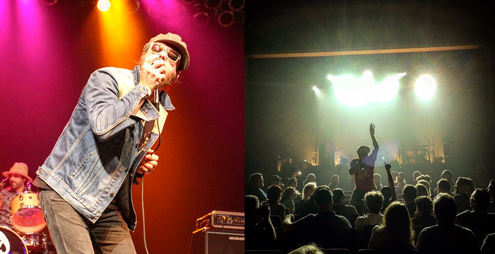 Matty O'Brien performing with Memphis Crawl