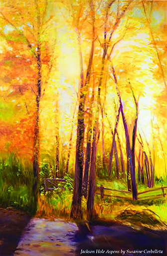 "Jackson Hole Aspens" by Susanne Corbelletta