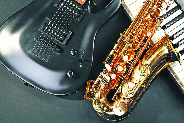 44900226 - musical instruments, closeup