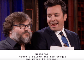 Jack Black and Jimmy Fallon perform Kid Theater, Photo: Video Still