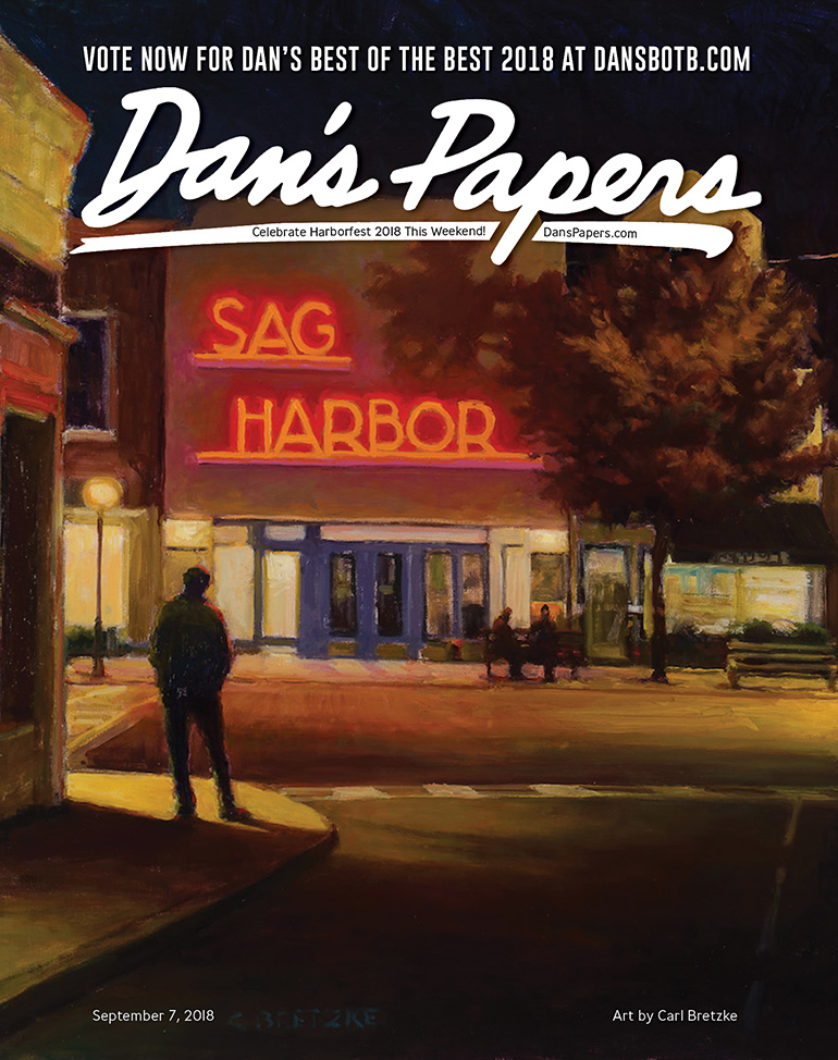 September 7, 2018 Dan's Papers cover art by Carl Bretzke