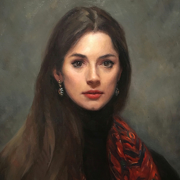Tina Oršolić Dalessio self-portrait