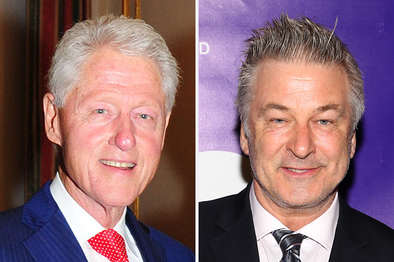 Bill Clinton, Alec Baldwin, Photos: ©PATRICKMCMULLAN.COM